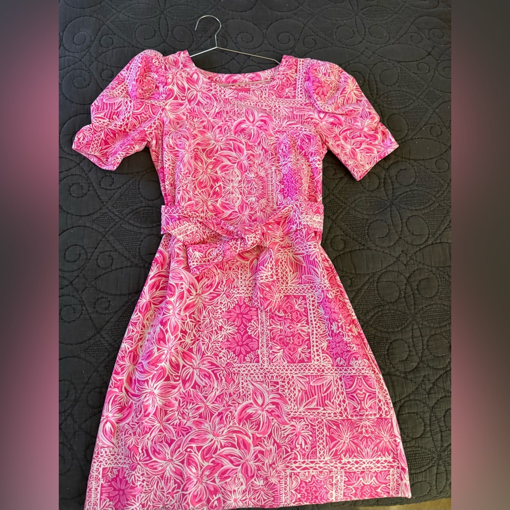 Lilly Pulitzer Harriett Dress, Hot Pink